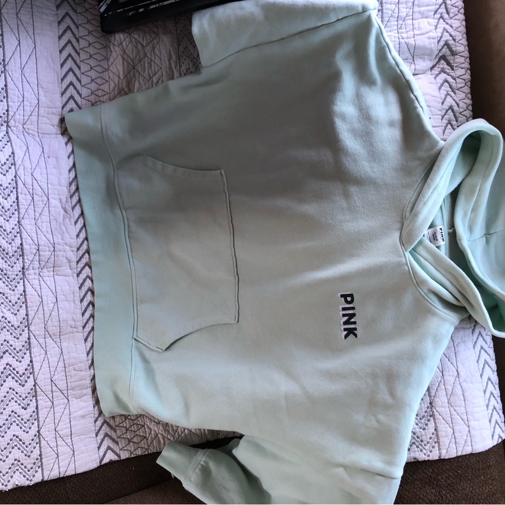 PINK Victoria's Secret Mint Green Hoodie